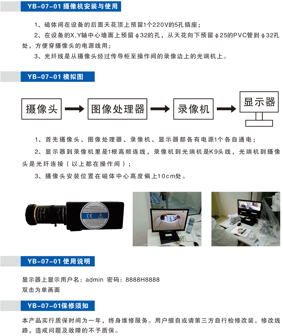 YB-07-01 无磁摄像头